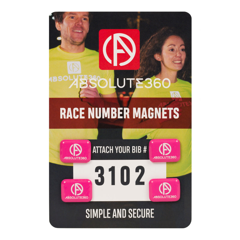 Race Number Magnets